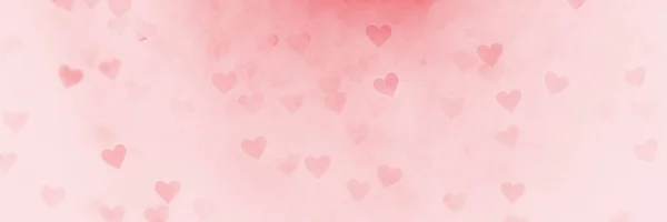 ハートのバレンタインデーシームレスなパターン — ストック写真