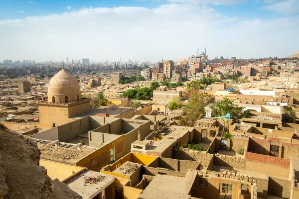 Veduta Aerea Della Moschea Del Mausoleo Shahin Khalwati Cairo — Foto Stock