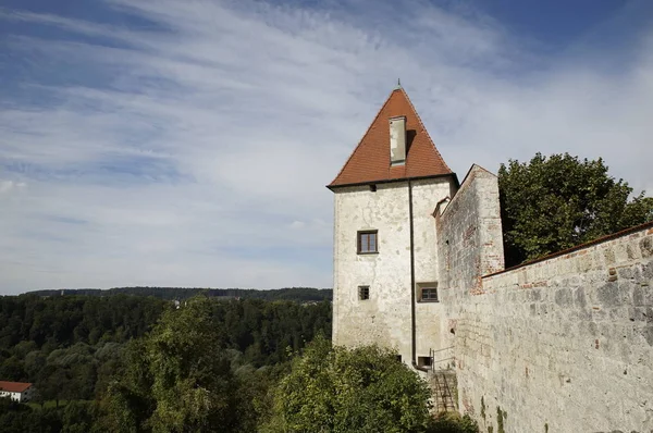 Fort Burghausen Bawaria Niemcy — Zdjęcie stockowe