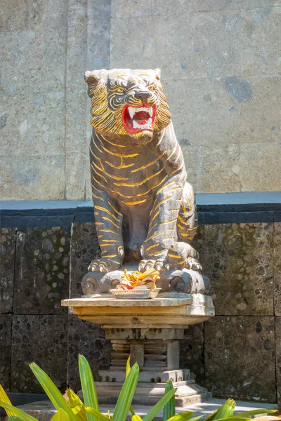 Estatua Tigre Bali Indonesia — Foto de Stock