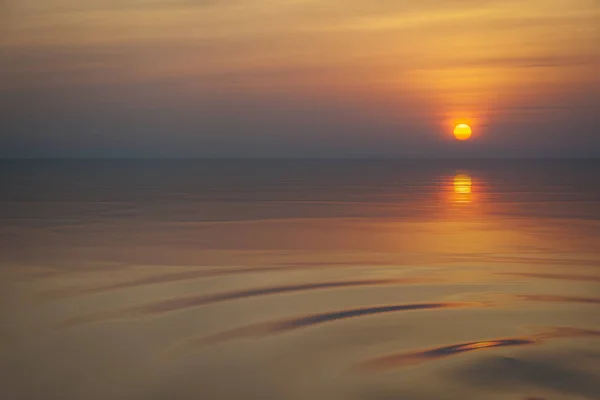 海に沈む夕陽 — ストック写真