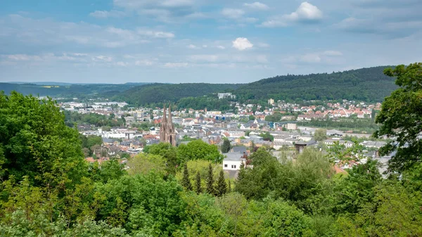 Ein Bild Von Einem Panoramablick Nach Marburg — Stockfoto