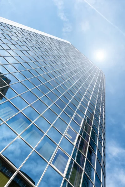 Low Angle View Skyscrapers Frankfurt Germany — Stock Photo, Image