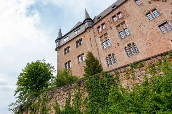 Vista Famoso Castelo Marburg Alemanha — Fotografia de Stock