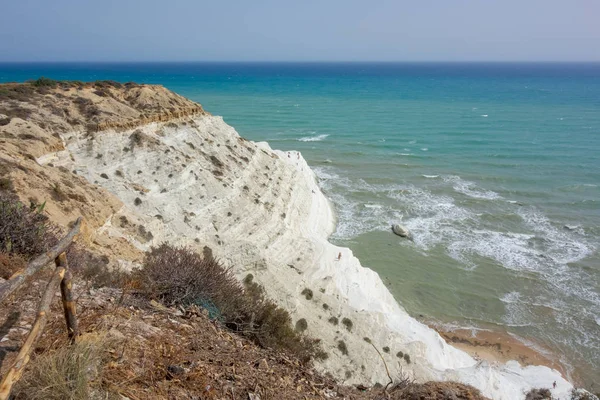 Vista Praia Oceano Sicília Itália — Fotografia de Stock