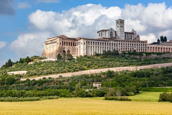 Vista Panorâmica Assis Úmbria Itália — Fotografia de Stock