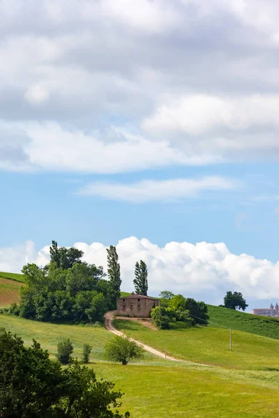 Udsigt Huset Nær Camerino Italien Marche - Stock-foto