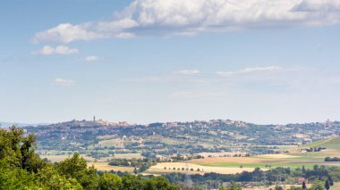 İtalya Marche güzel bir manzara bir görüntü