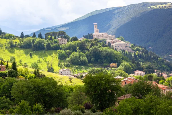 Image Camerino Italy Marche Colourful Fields — Stock Photo, Image