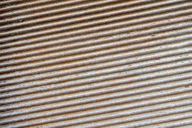 Paslı metal bir arka plan dekorasyonunun görüntüsü