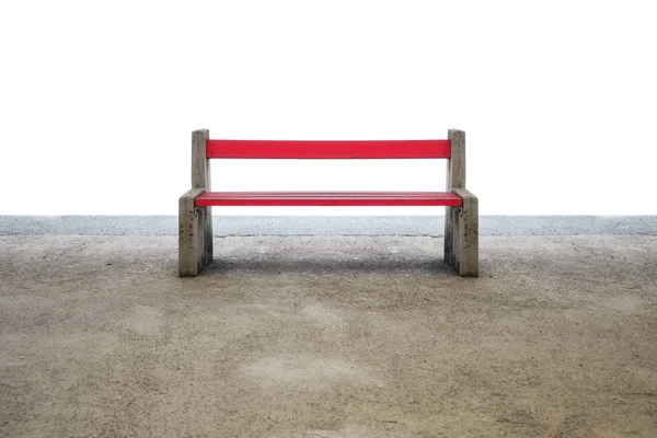 Image Red Seat Bench Background — Stock Photo, Image