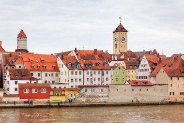 Görünüm Nehri'nin Regnitz Bamberg, Almanya