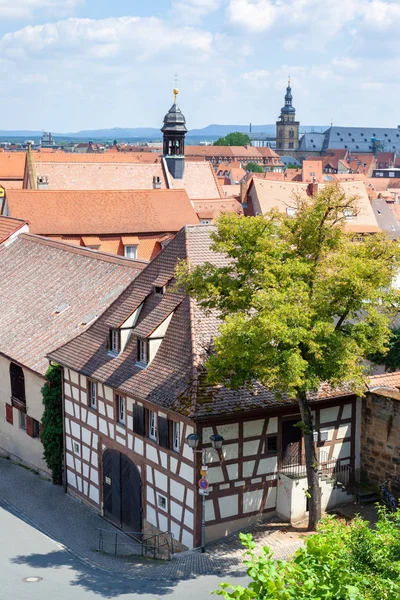 Widok Zabytkowym Budynku Mieście Bamberg Niemcy — Zdjęcie stockowe
