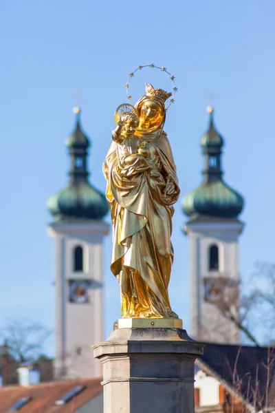 Tutzing Bavyera Almanya Madonna Heykeli — Stok fotoğraf