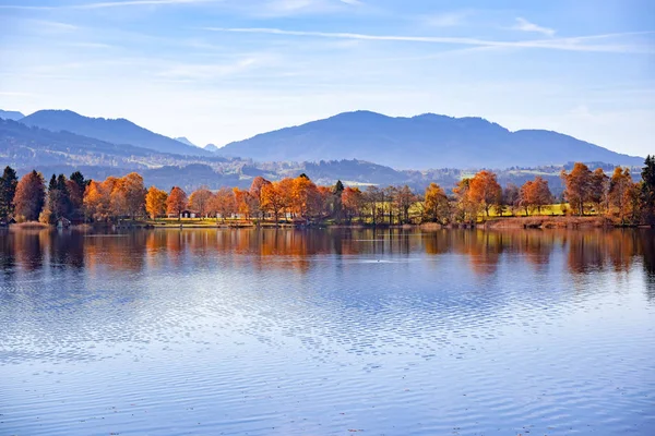 Podzimní Krajina Bavorsku Německo — Stock fotografie