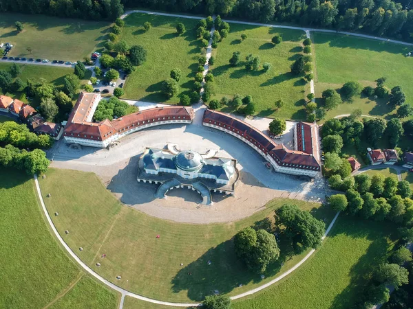 Воздушный Вид Знаменитого Замка Одиночество Штутгарте Германия — стоковое фото