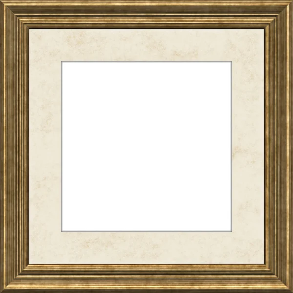 Typical Golden Wooden Frame Passe Partout Background — Stock Photo, Image
