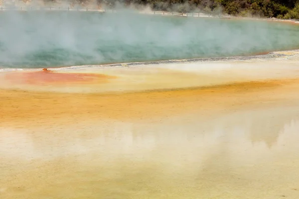 Vista Actividad Geotérmica Rotorua Nueva Zelanda — Foto de Stock