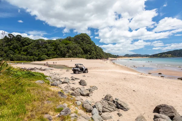 View Empty Beach New Zealand — Stock Photo, Image