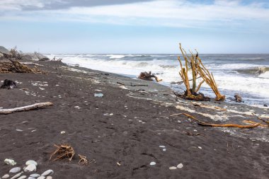 yeşim plajı Hokitika görünümü, Yeni Zelanda
