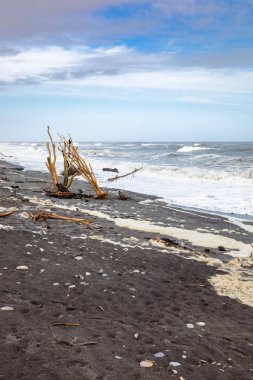 yeşim plajı Hokitika görünümü, Yeni Zelanda