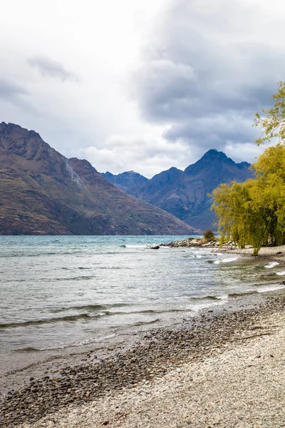 Vista Sul Lago Wakatipu Nel Sud Della Nuova Zelanda — Foto Stock