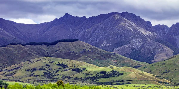 Vista Panoramica Delle Montagne Nuova Zelanda — Foto Stock