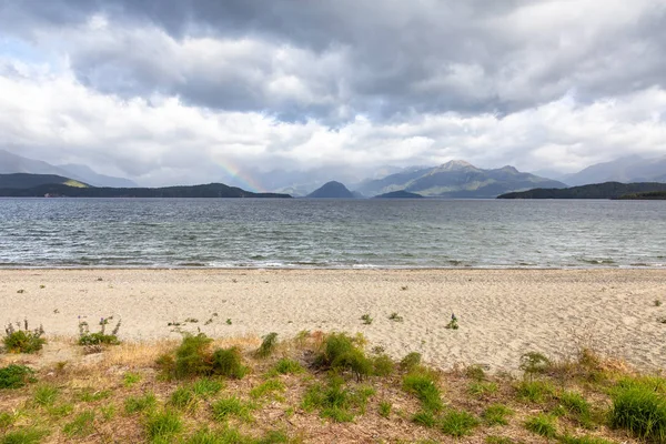 Vista Panorâmica Lago Anau Nova Zelândia — Fotografia de Stock