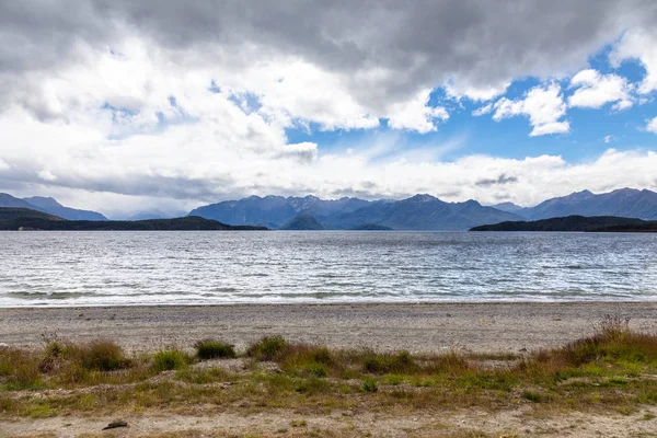 Festői Kilátás Lake Anau Zéland — Stock Fotó