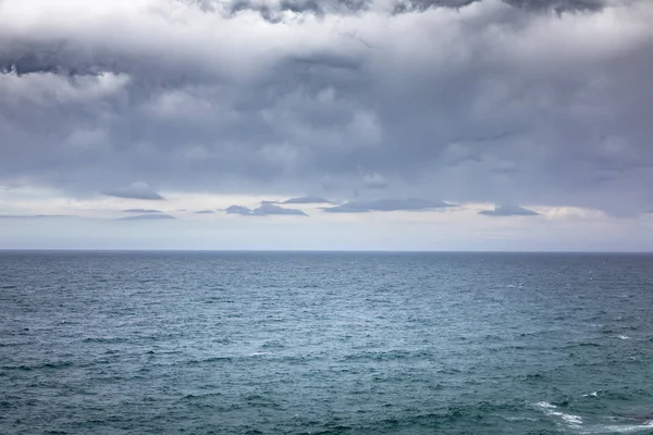 悪天候の海の風景の背景 — ストック写真