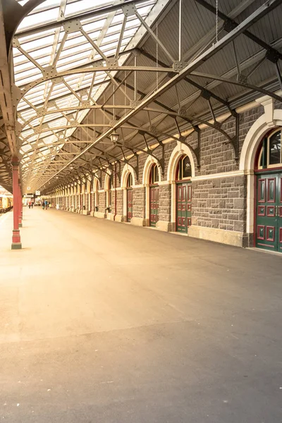 Dunedin güney Yeni Zelanda tren istasyonu görünümü