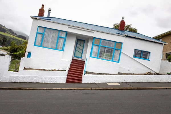 Una casa sulla ripida Baldwin Road — Foto Stock