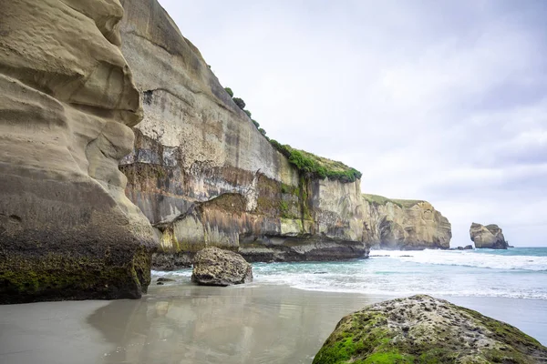 View Tunnel Beach New Zealand — Stock Photo, Image