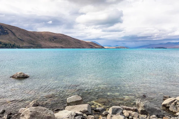 Jezioro Tekapo Nowa Zelandia — Zdjęcie stockowe