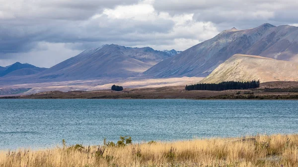 Över Turkosa Sjön Tekapo Nya Zeeland — Stockfoto