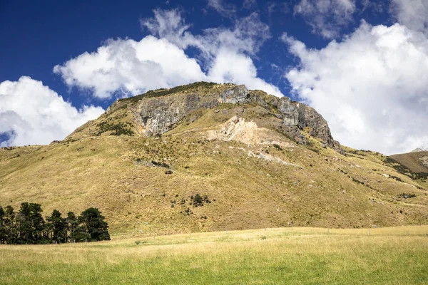 Вид Гірські Альпи Південній Новій Зеландії Вдень — стокове фото