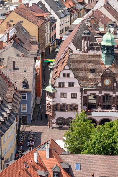 Uitzicht Architectuur Van Freiburg Stad Duitsland — Stockfoto