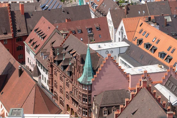 Pohled Architekturu Města Freiburg Německo — Stock fotografie
