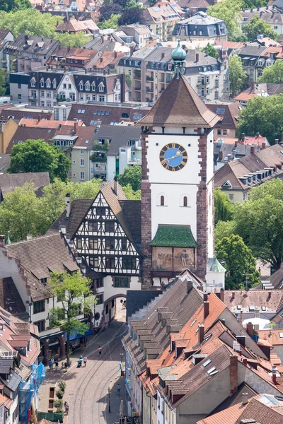 Vista Arquitectura Ciudad Friburgo Alemania — Foto de Stock