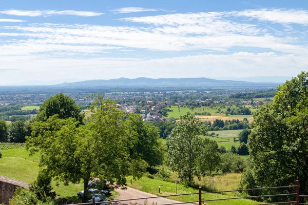 Ein Bild Vom Blick Von Burg Hochburg Bei Emmendingen — Stockfoto
