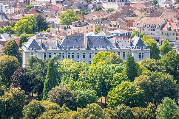 Luchtfoto Van Belfort Frankrijk — Stockfoto