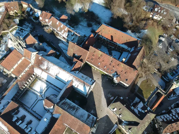 Luftaufnahme über dem Kloster Bebenhausen — Stockfoto