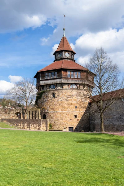 Πύργος κάστρου του Έσλινγκεν Στουτγάρδη Γερμανία — Φωτογραφία Αρχείου