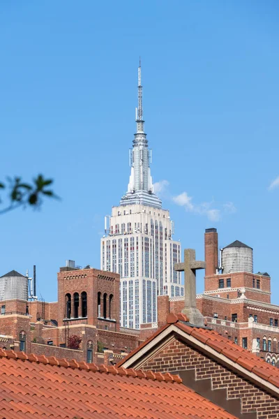 미국 뉴욕의 엠파이어 스테이트 빌딩 — 스톡 사진