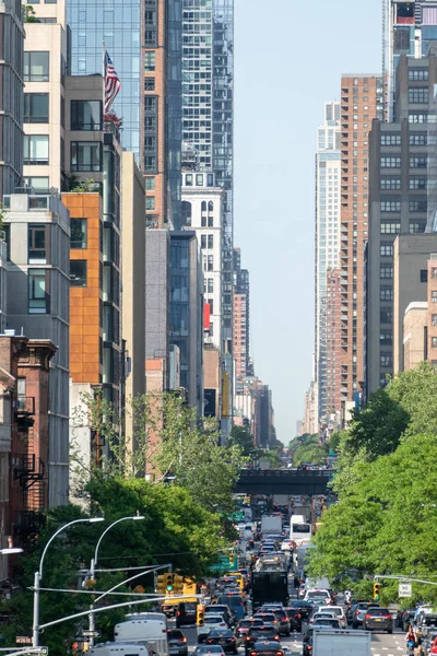 Trafik i New York City USA — Stockfoto