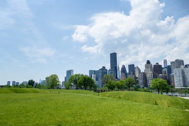 Roosevelt Adası'ndan Manhattan New York'a bakış