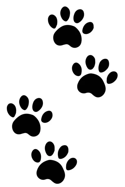 犬の足 — ストックベクタ