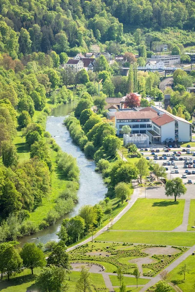 Río Neckar en Sulz Alemania — Foto de Stock