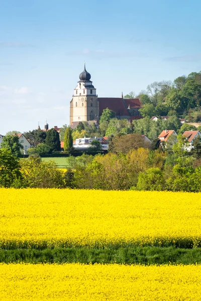 Biserică la Herrenberg sudul Germaniei — Fotografie, imagine de stoc
