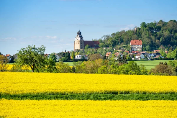 Igreja em Herrenberg sul da Alemanha — Fotografia de Stock